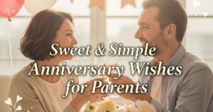 Sweet & Simple Anniversary Wishes for Parents