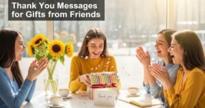 Thank You Messages for Gifts from Friends