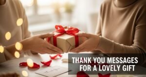 Thank You Messages for a Lovely Gift