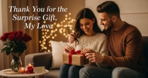 Thank You for the Surprise Gift, My Love