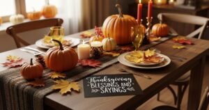 Thanksgiving Blessings and Sayings