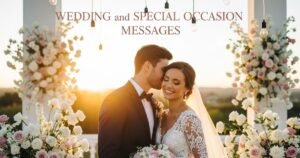 Wedding and Special Occasion Messages