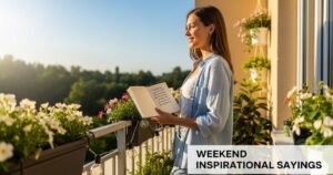 Weekend Inspirational Sayings