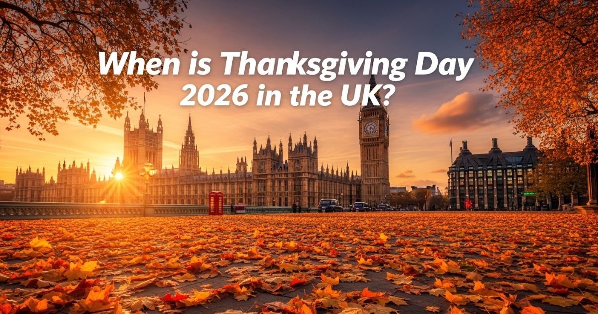When is Thanksgiving Day 2026 in the UK?