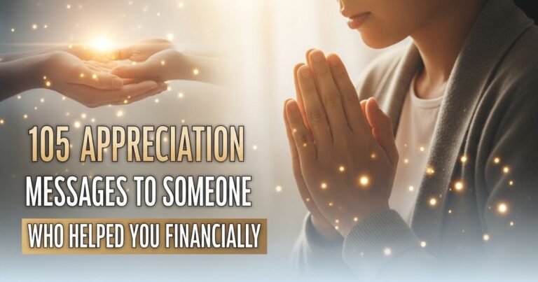 105 Appreciation Prayer Messages to Someone Who Helped You Financially