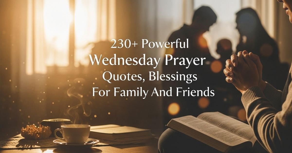 230+ Powerful Wednesday Prayer Quotes, Blessings For Family And Friends