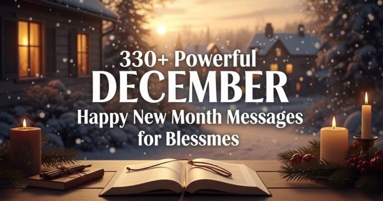 330+ Powerful December Happy New Month Messages for Blessings