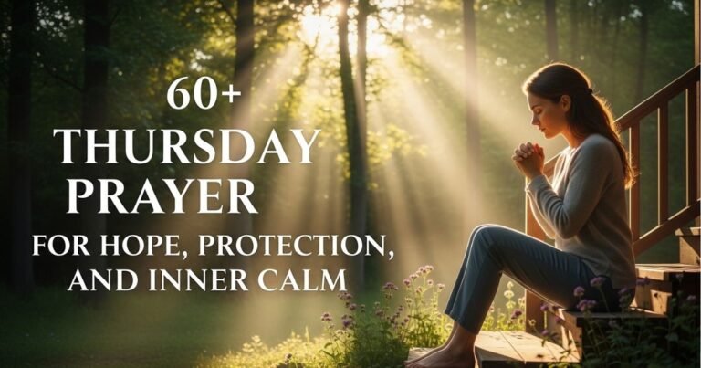 60+Thursday Prayer for Hope, Protection, and Inner Calm