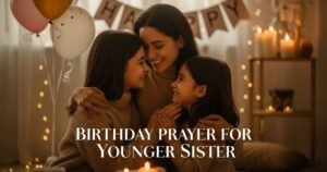 Birthday Prayer for Younger Sister