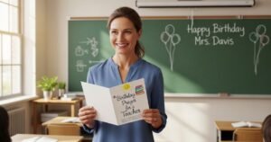 Birthday Prayer for a Teacher