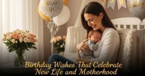 Birthday Wishes That Celebrate New Life and Motherhood