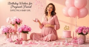 Birthday Wishes for Pregnant Friend Expecting a Baby Girl