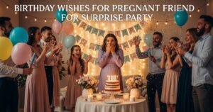 Birthday Wishes for Pregnant Friend for Surprise Party
