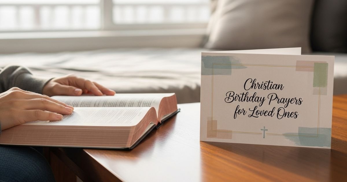 Christian Birthday Prayers for Loved Ones