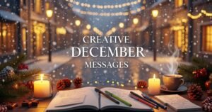 Creative December Messages