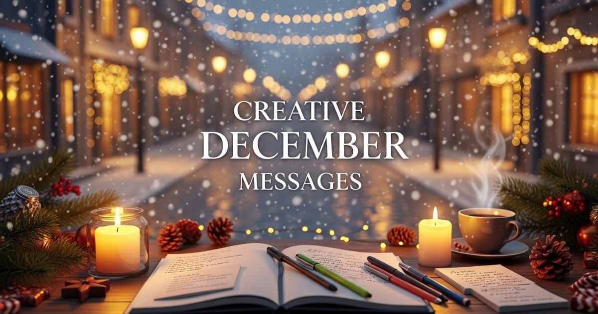Creative December Messages