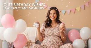 Cute Birthday Wishes for Expectant Mothers