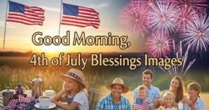 Good Morning, 4th of July Blessings Images