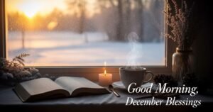 Good Morning, December Blessings
