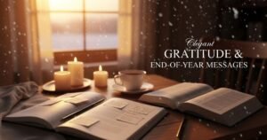 Gratitude & End-of-Year Messages