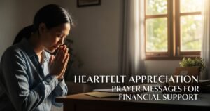 Heartfelt Appreciation Prayer Messages for Financial Support