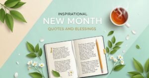 Inspirational New Month Quotes and Blessings