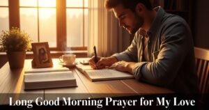 Long Good Morning Prayer for My Love