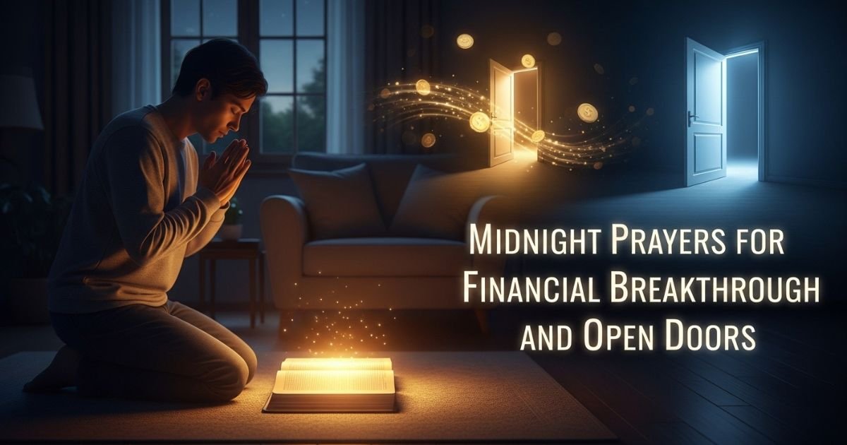 Midnight Prayers for Financial Breakthrough and Open Doors