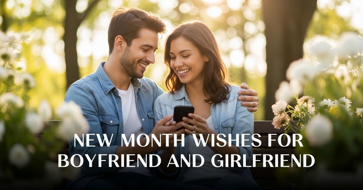 New Month Wishes for Boyfriend and Girlfriend