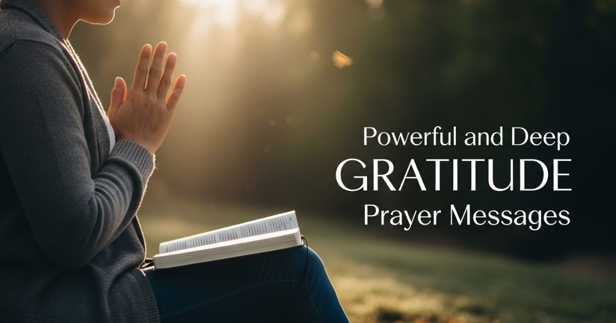 Powerful and Deep Gratitude Prayer Messages