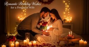 Romantic Birthday Wishes for Pregnant Wife