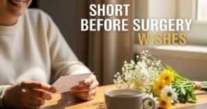 Short Before Surgery Wishes (Quick Messages)