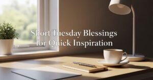 Short Tuesday Blessings for Quick Inspiration