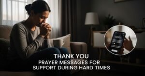Thank You Prayer Messages for Support During Hard Times