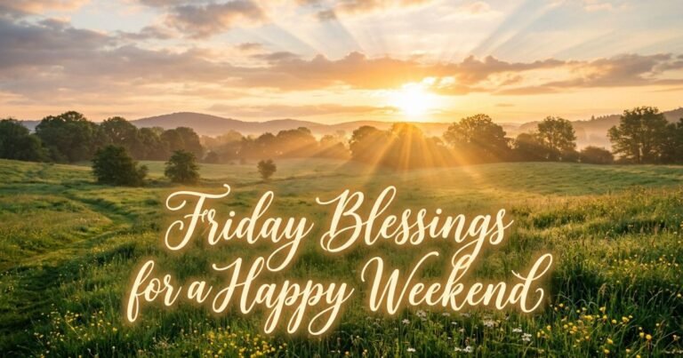 170+ Heartfelt Friday Blessings for a Happy Weekend
