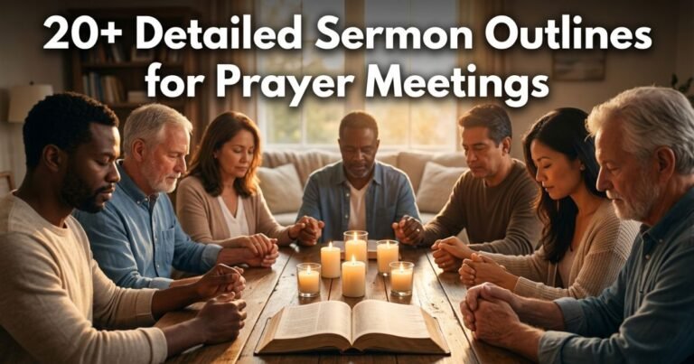 20+ Detailed Sermon Outlines for Prayer Meetings