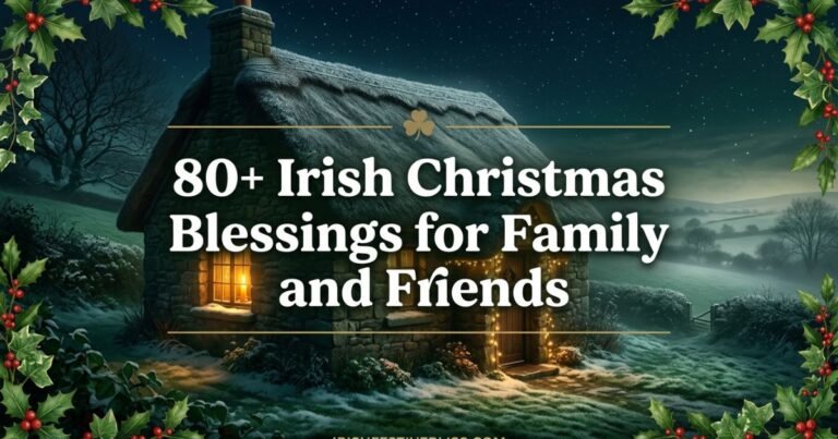 80+ Irish Christmas Blessings for Family and Friends