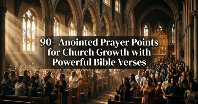 90+ Anointed Prayer Points for Church Growth with Powerful Bible Verses