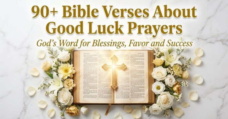 90+ Bible Verses About Good Luck Prayers