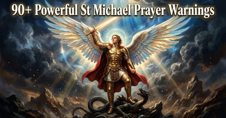 90+ Powerful St Michael Prayer Warnings