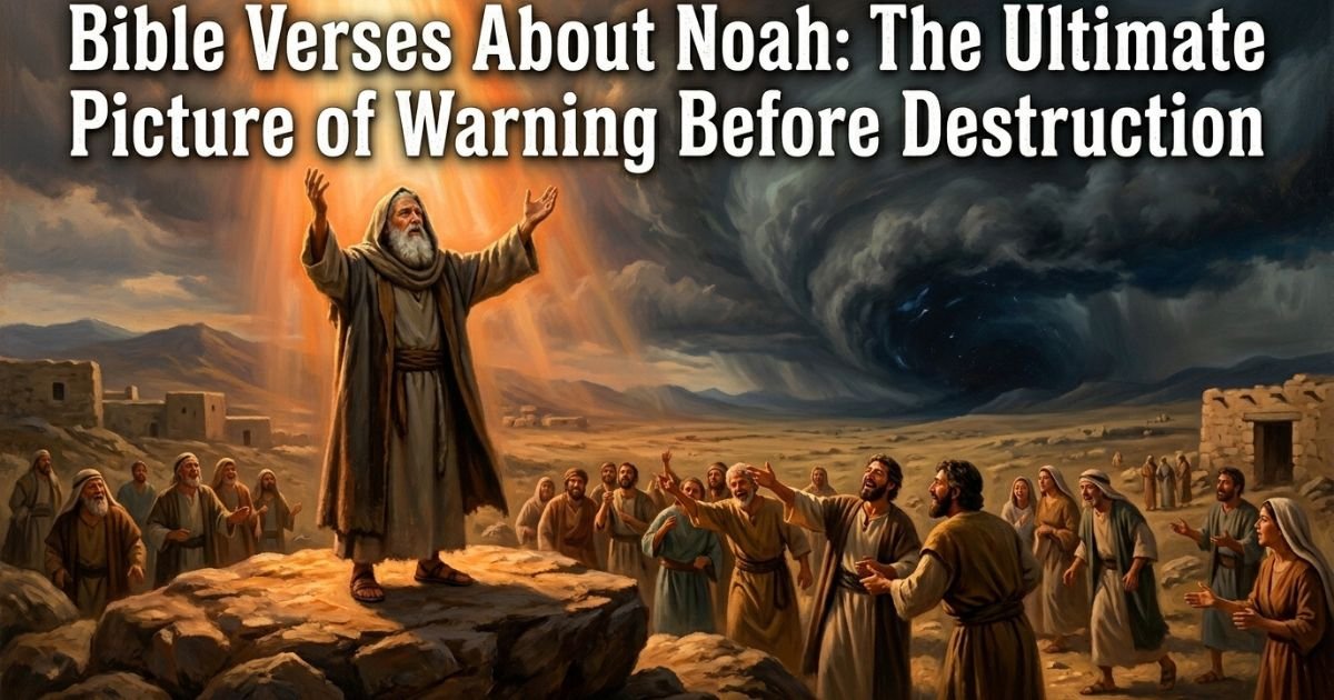 Bible Verses About Noah: The Ultimate Picture of Warning Before Destruction