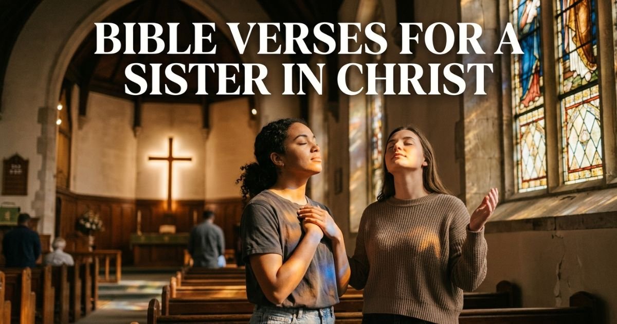 Bible Verses For a Sister in Christ