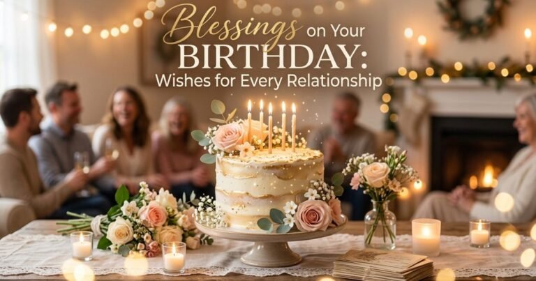Blessings on Your Birthday: Wishes for Every Relationship