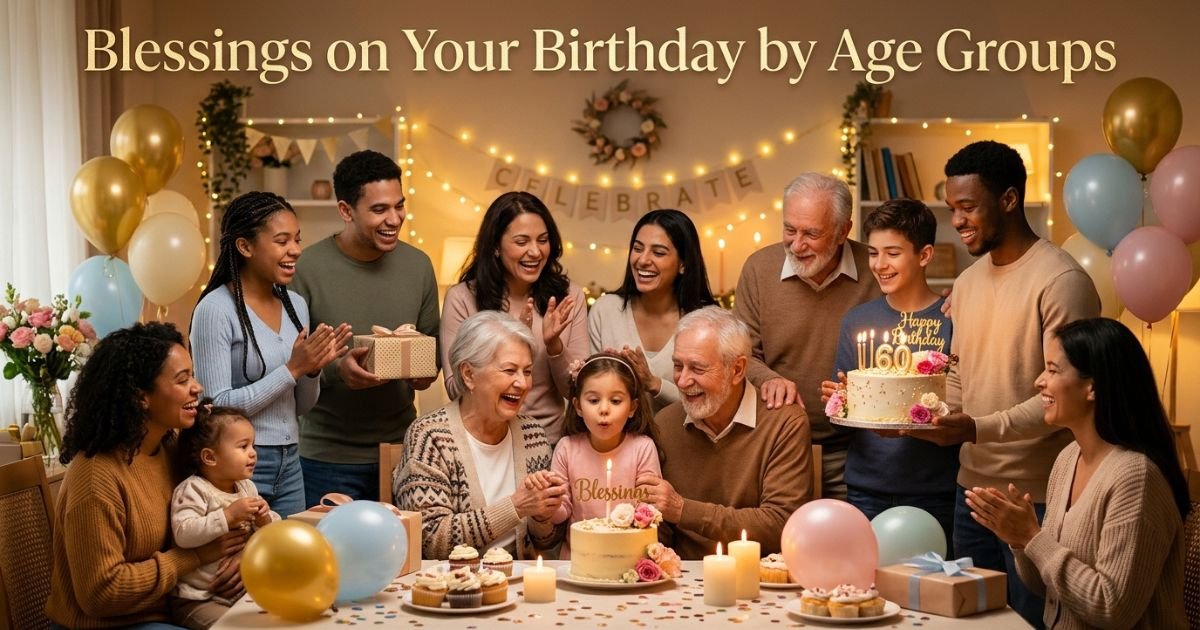 Blessings on Your Birthday by Age Groups
