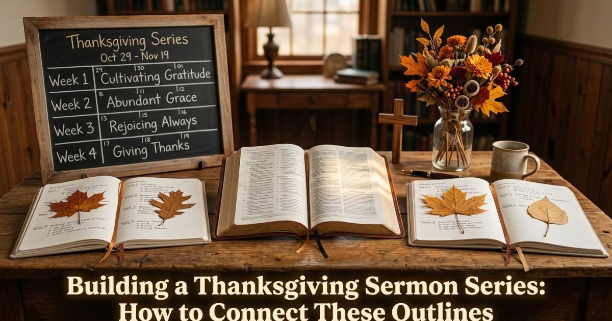 Building a Thanksgiving Sermon Series: How to Connect These Outlines