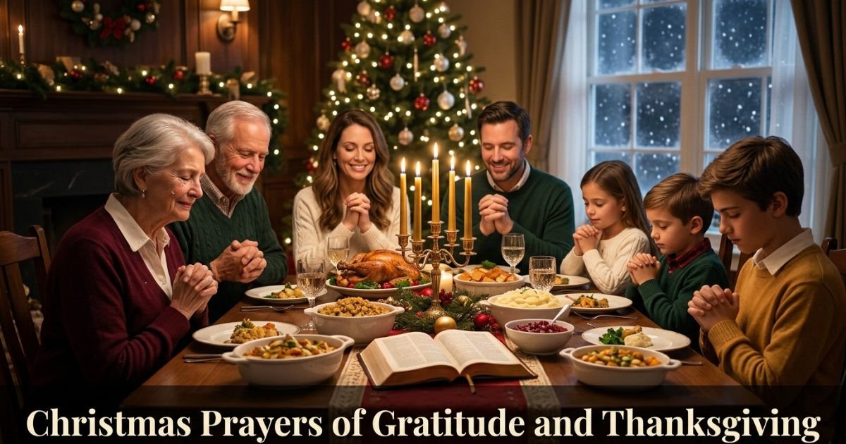 Christmas Prayers of Gratitude and Thanksgiving