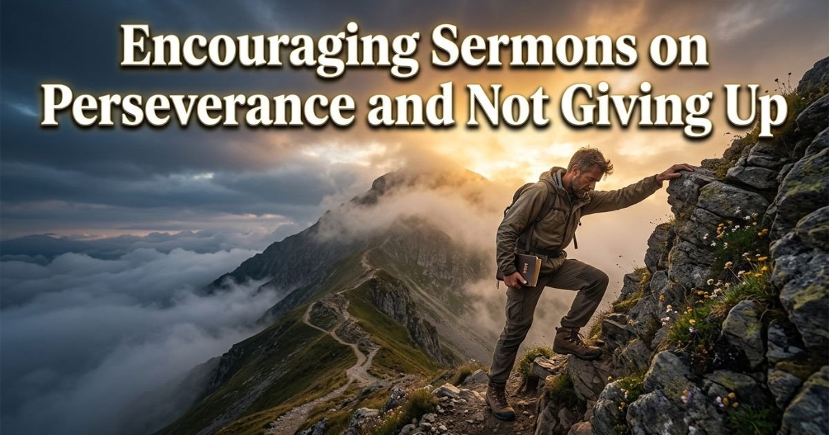 Encouraging Sermons on Perseverance and Not Giving Up