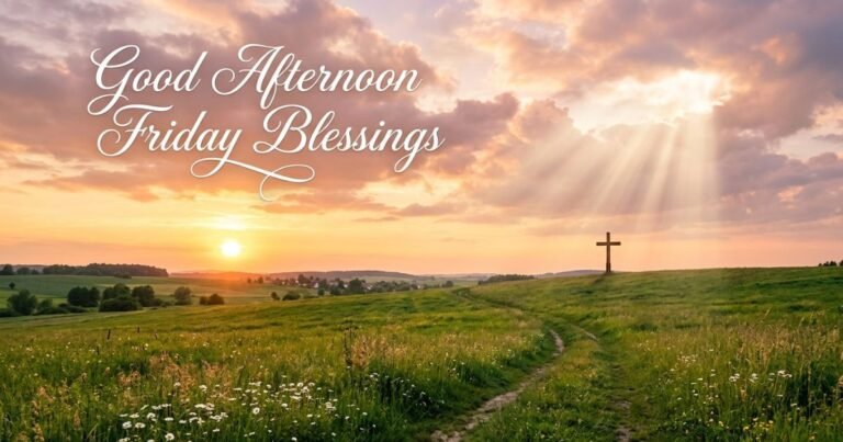 Good Afternoon Friday Blessings