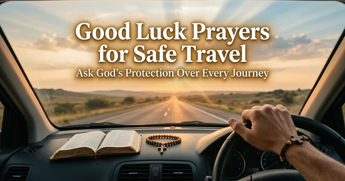 Good Luck, Prayers for Safe Travel