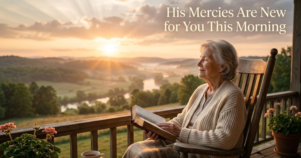 His Mercies Are New for You This Morning